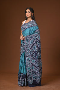 Cotton Hand Batik Saree