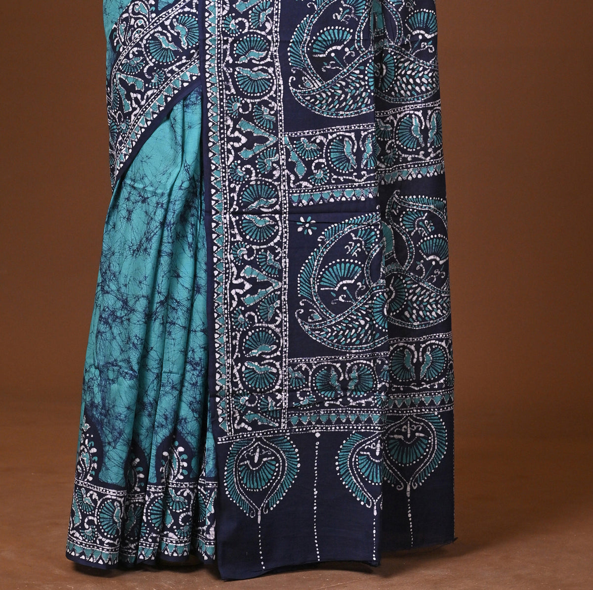 Cotton Hand Batik Saree