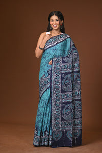 Cotton Hand Batik Saree