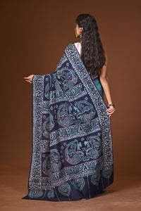 Cotton Hand Batik Saree