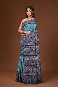 Cotton Hand Batik Saree