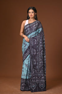 Cotton Hand Batik Saree