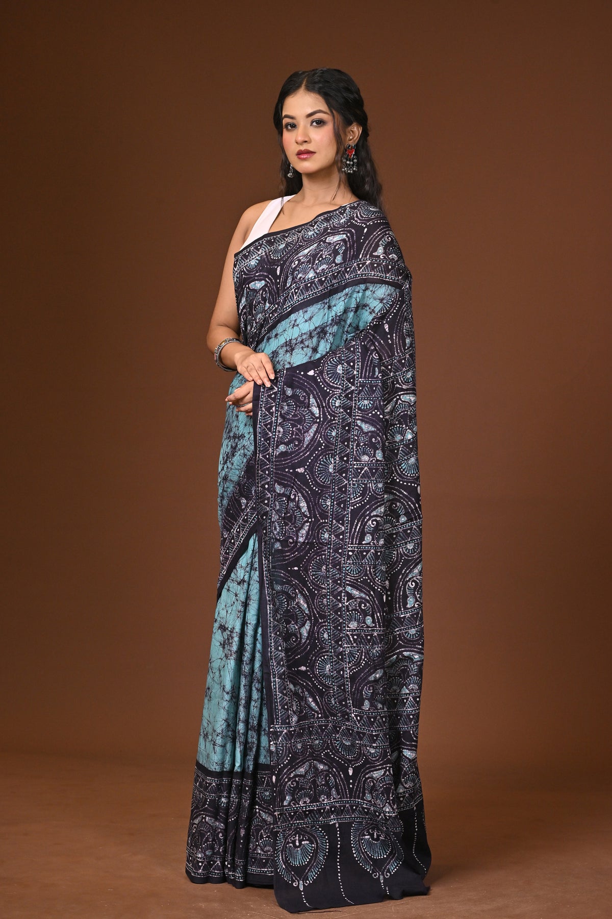 Cotton Hand Batik Saree