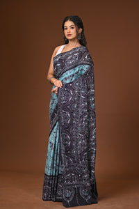 Cotton Hand Batik Saree