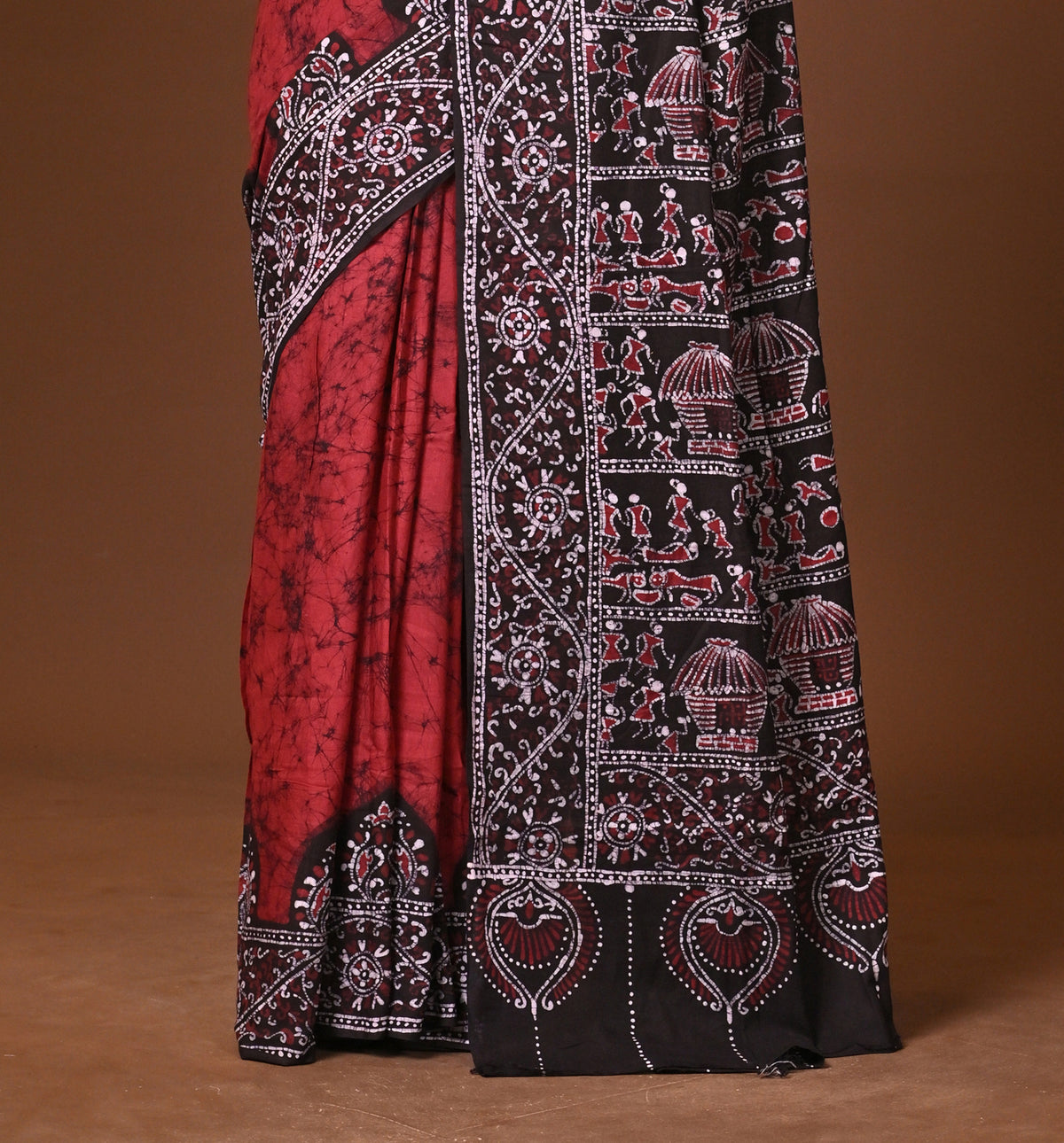 Cotton Hand Batik Saree