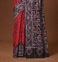 Cotton Hand Batik Saree