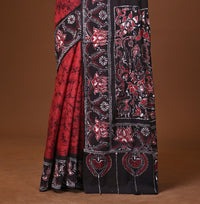Cotton Hand Batik Saree