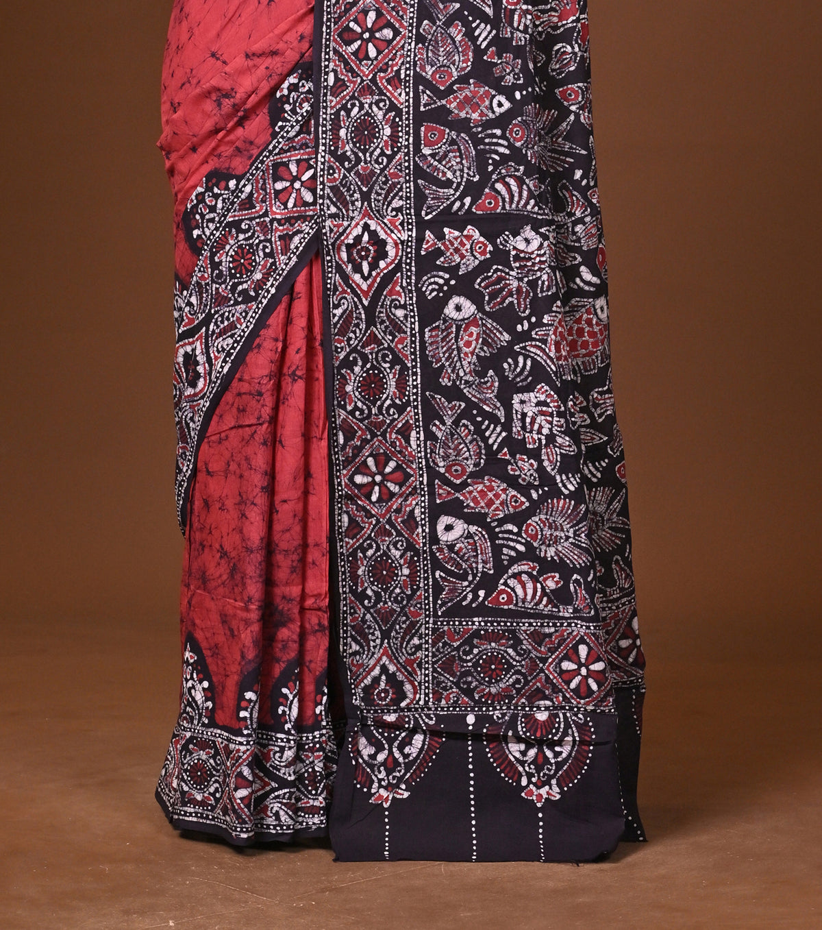 Cotton Hand Batik Saree