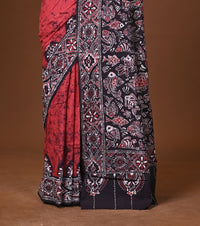 Cotton Hand Batik Saree