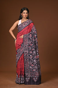 Cotton Hand Batik Saree