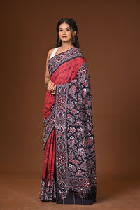 Cotton Hand Batik Saree