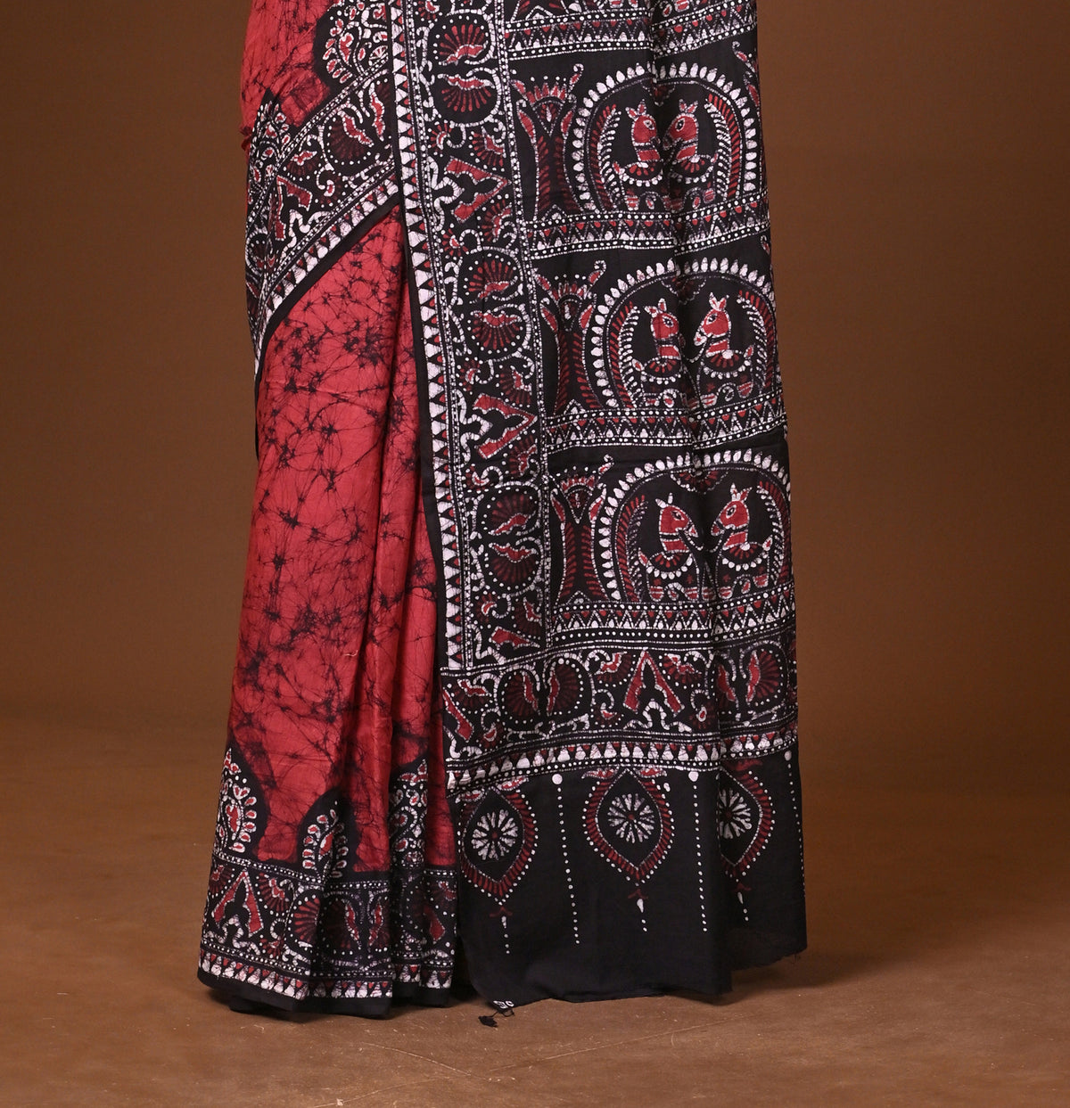 Cotton Hand Batik Saree