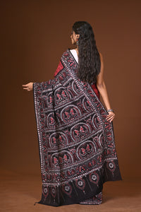 Cotton Hand Batik Saree