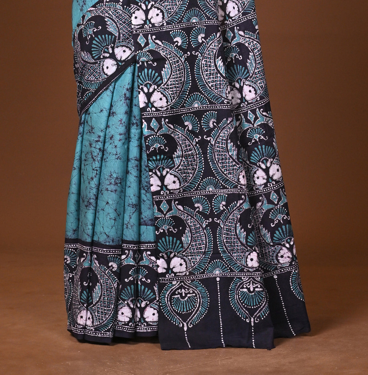 Cotton Hand Batik Saree