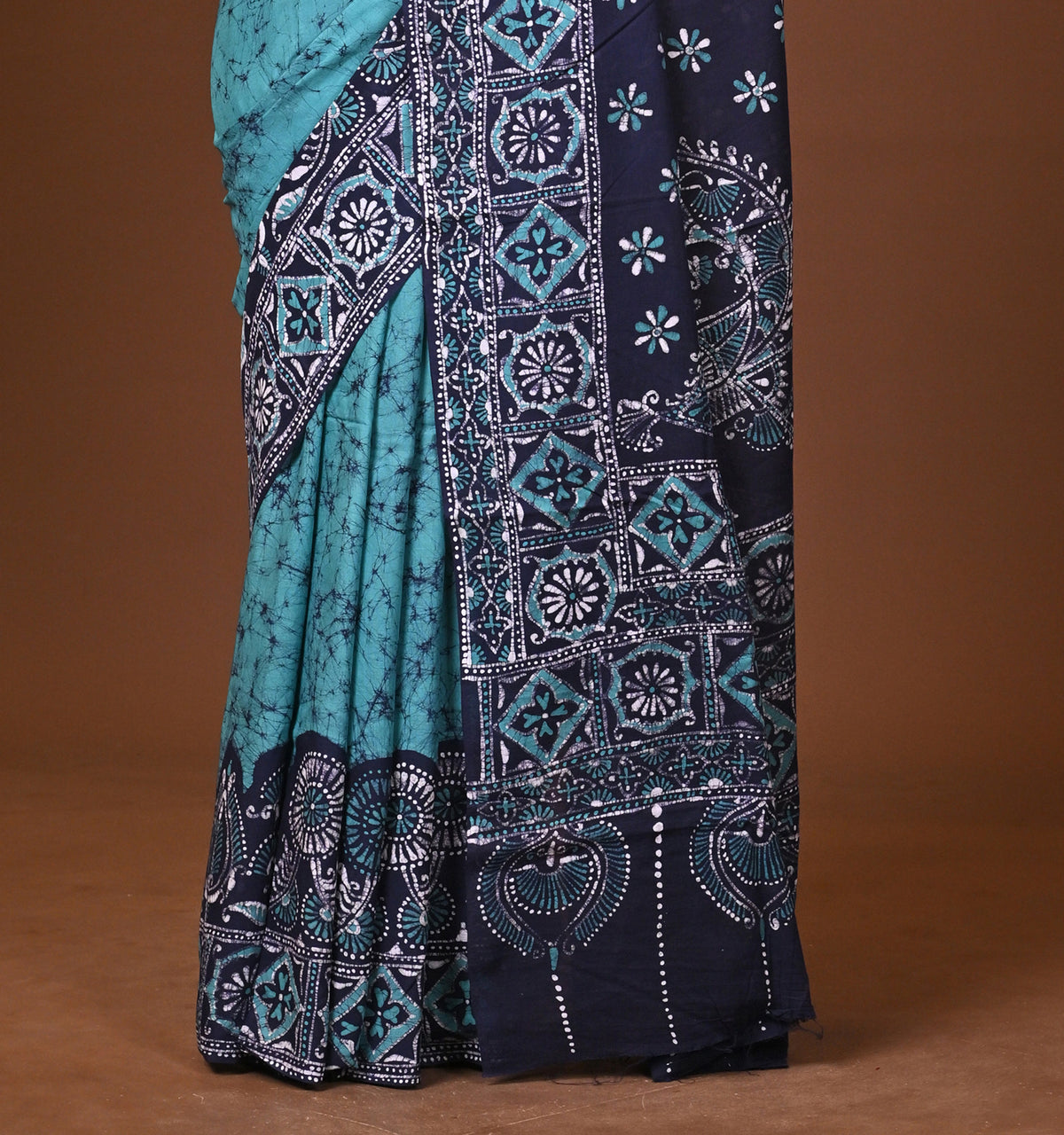 Cotton Hand Batik Saree