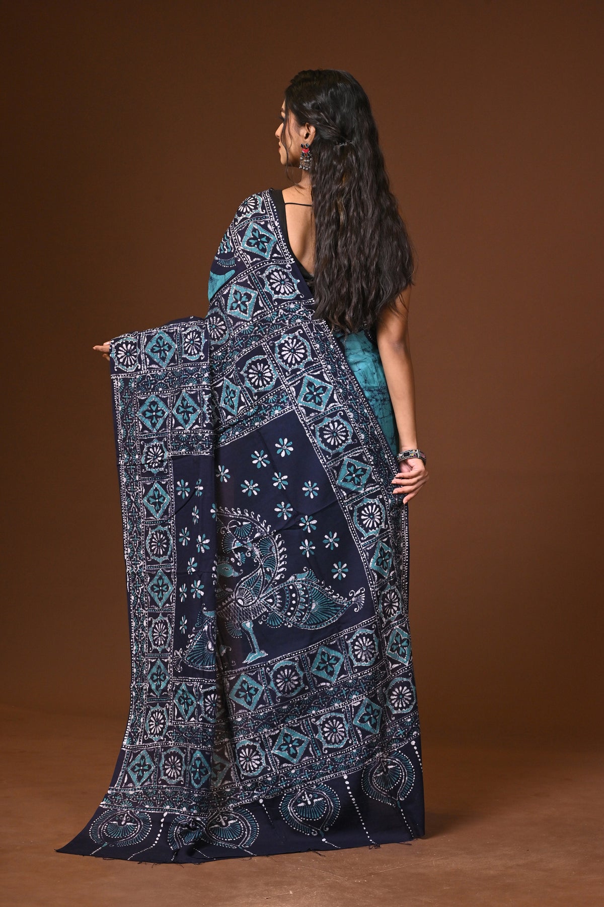 Cotton Hand Batik Saree