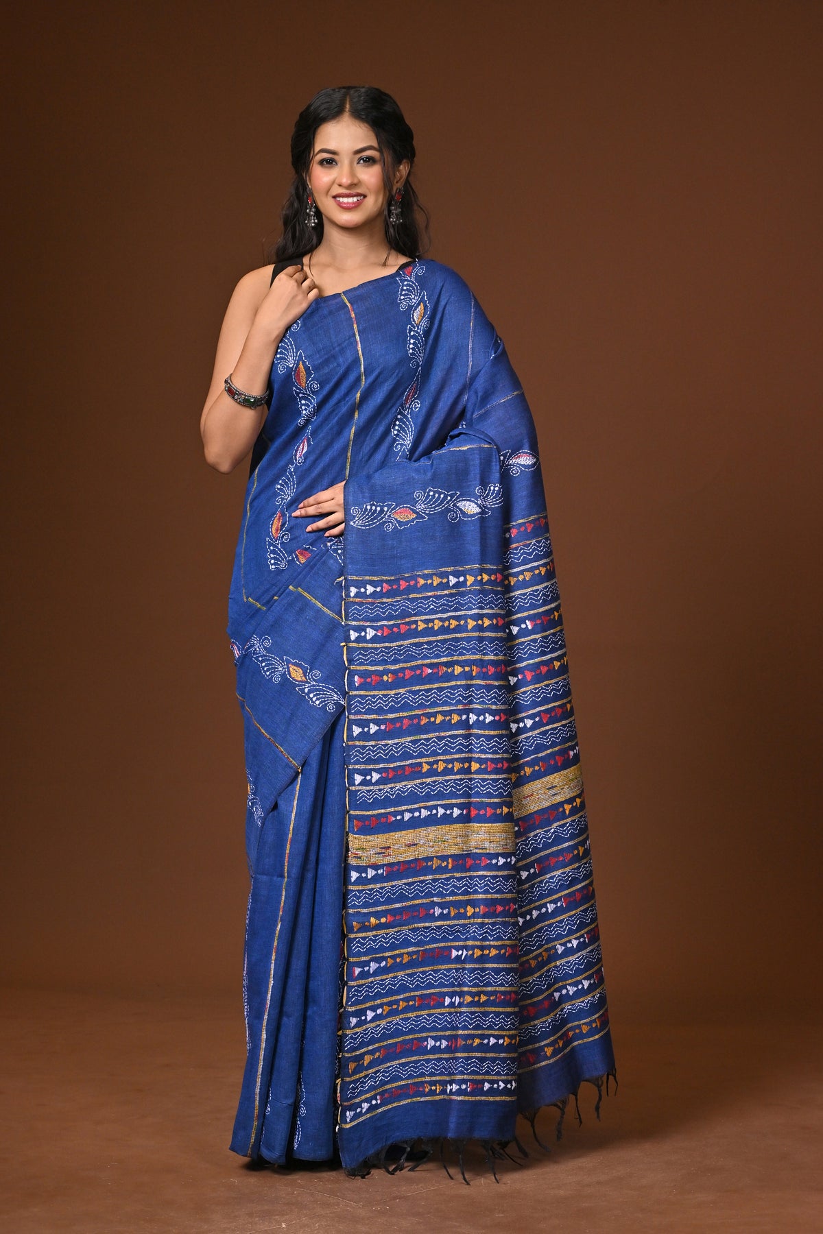 Cotton Khesh Kantha Saree