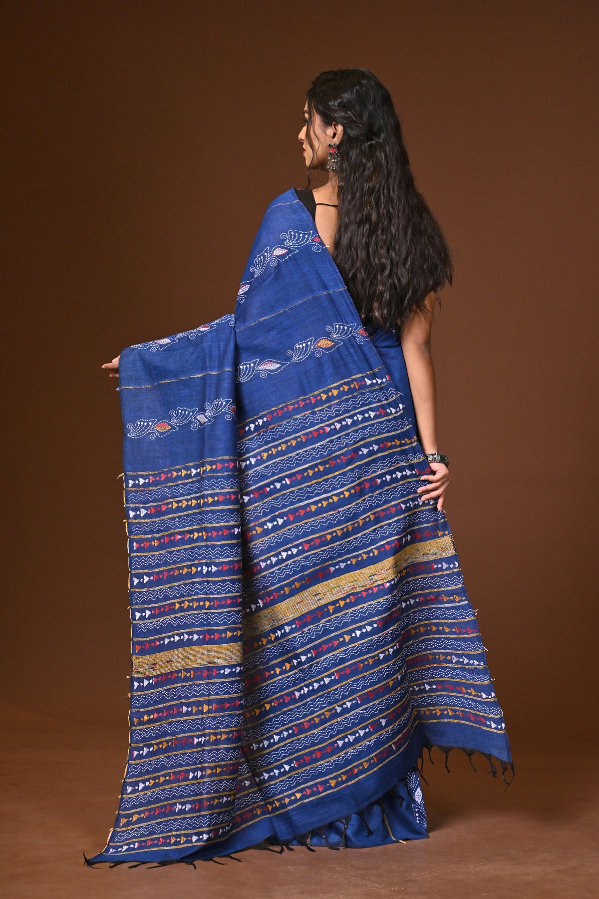 Cotton Khesh Kantha Saree