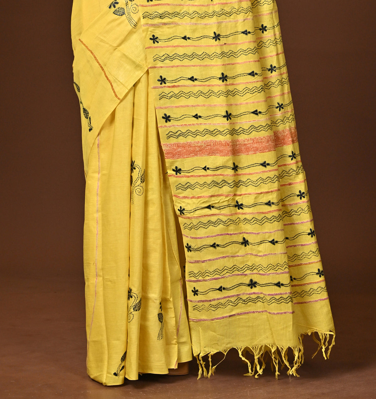 Cotton Khesh Kantha Saree