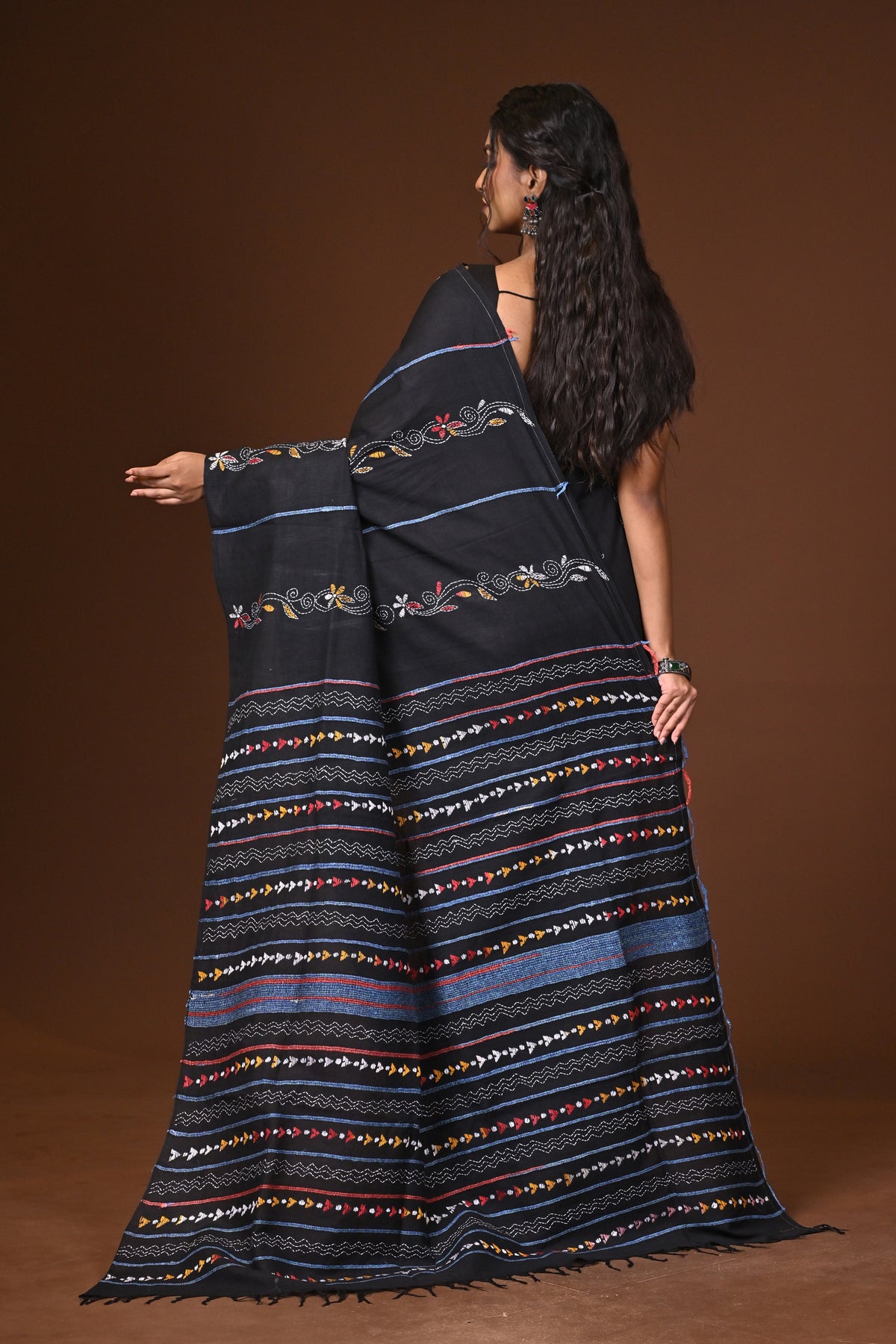 Cotton Khesh Kantha Saree