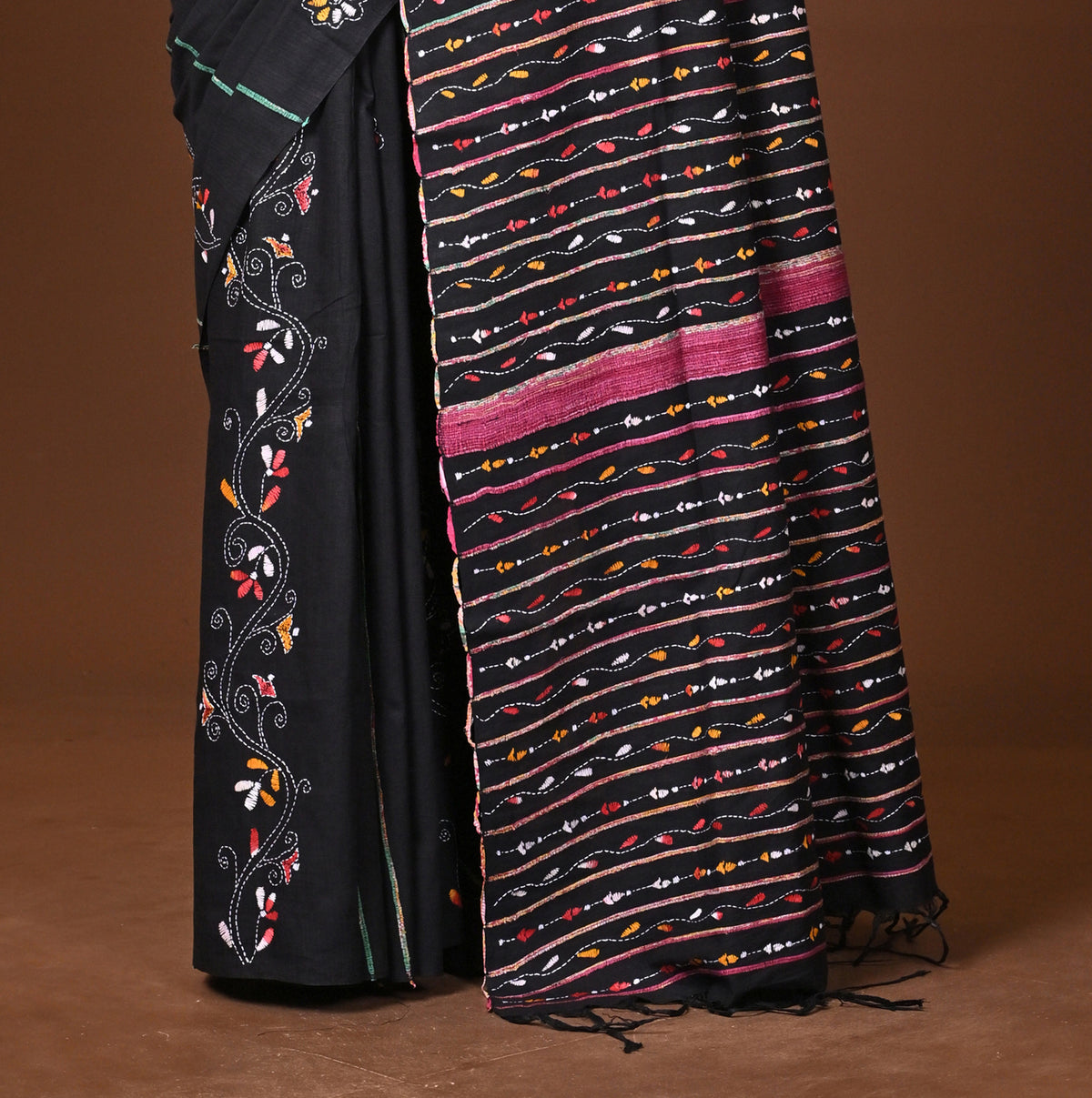 Cotton Khesh Kantha Saree