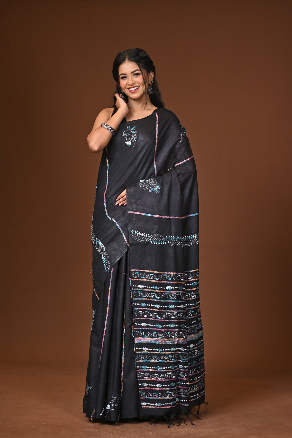 Cotton Khesh Kantha Saree