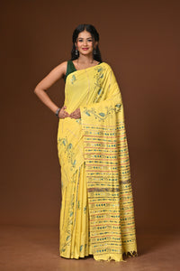 Cotton Khesh Kantha Saree
