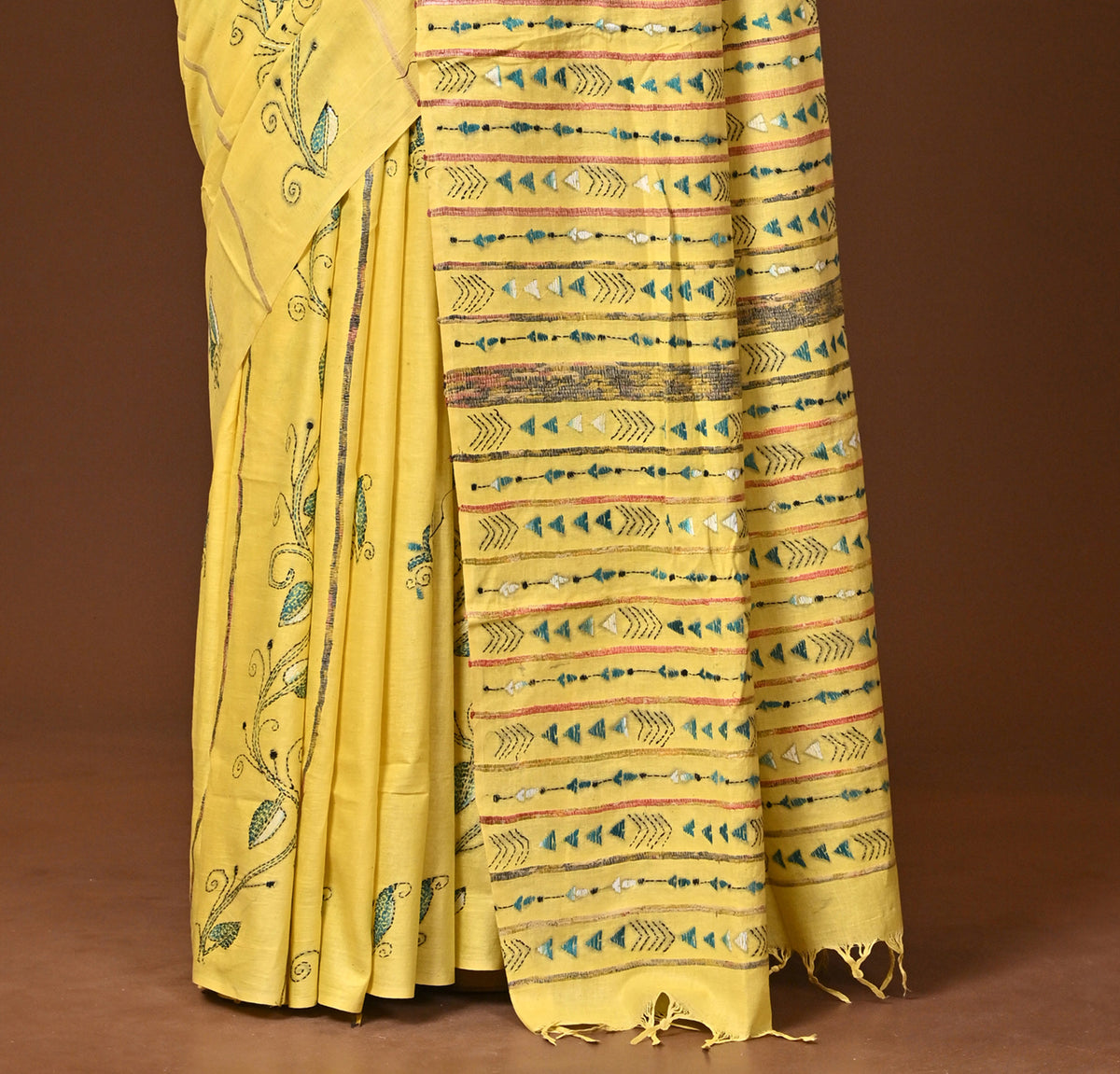Cotton Khesh Kantha Saree
