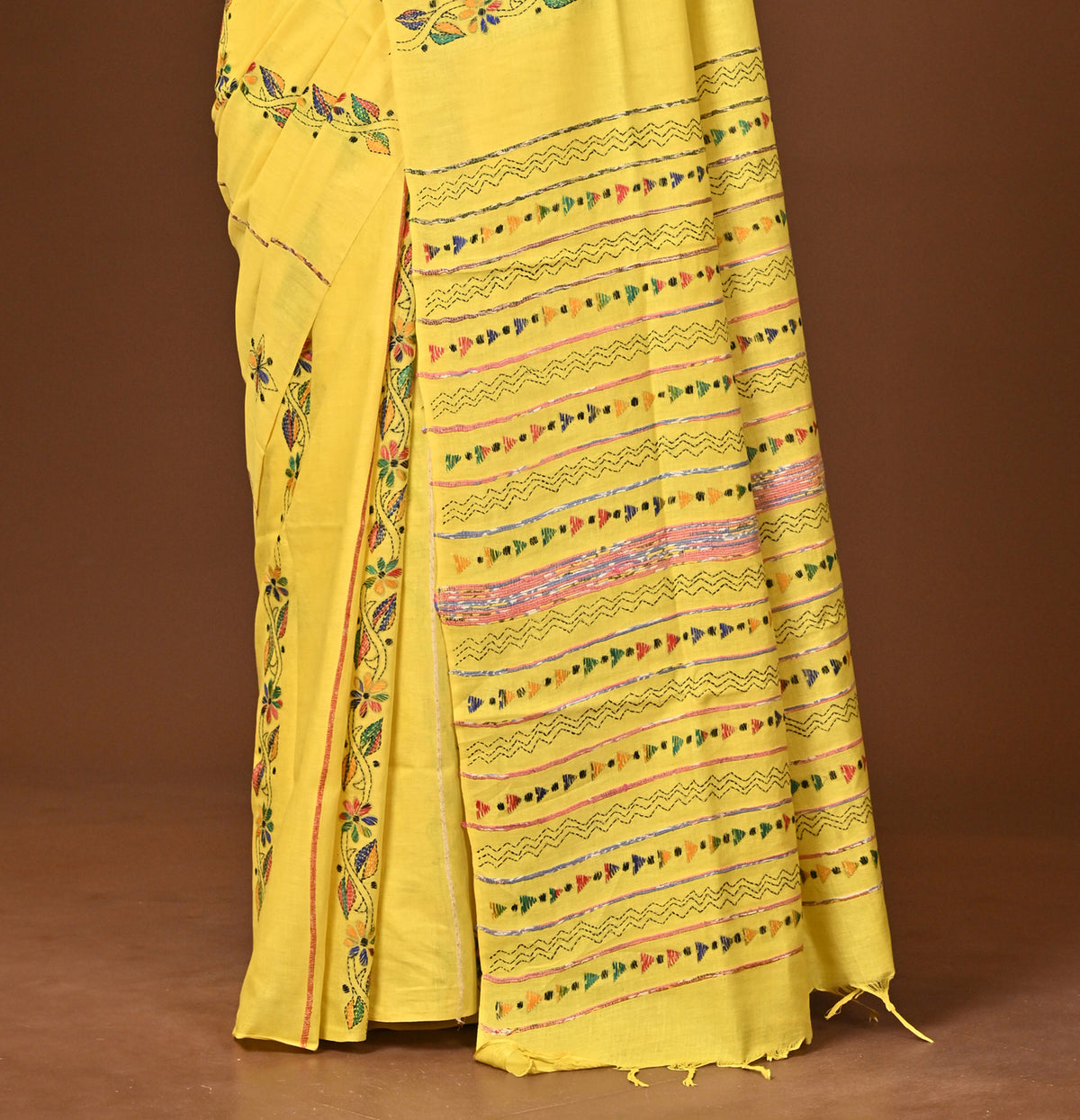 Cotton Khesh Kantha Saree
