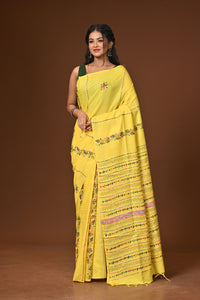 Cotton Khesh Kantha Saree