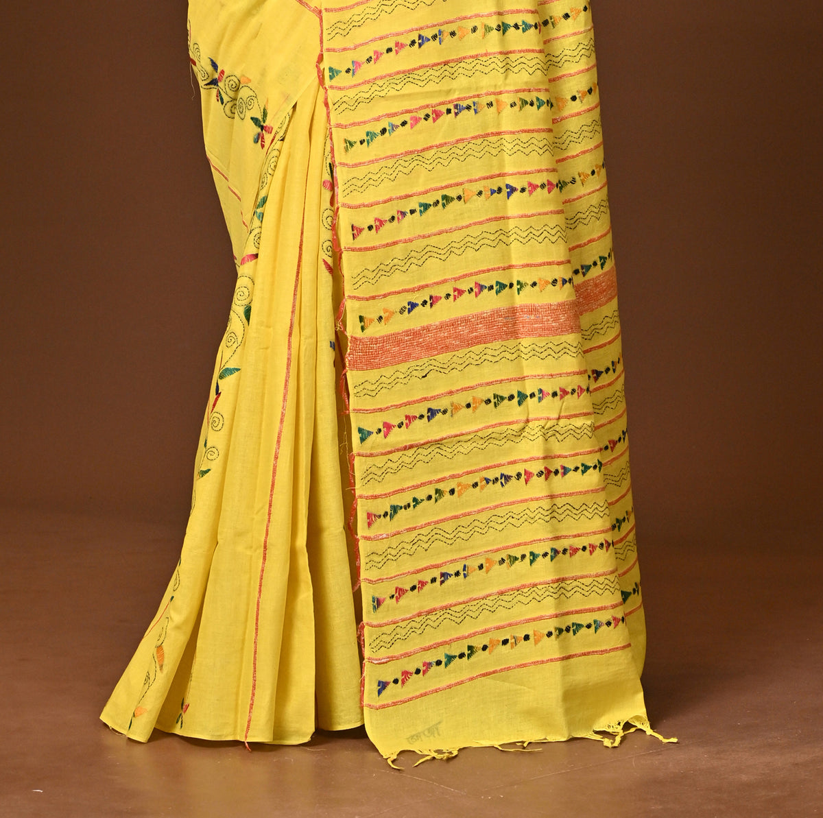 Cotton Khesh Kantha Saree