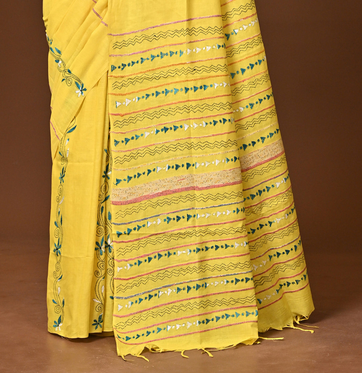 Cotton Khesh Kantha Saree