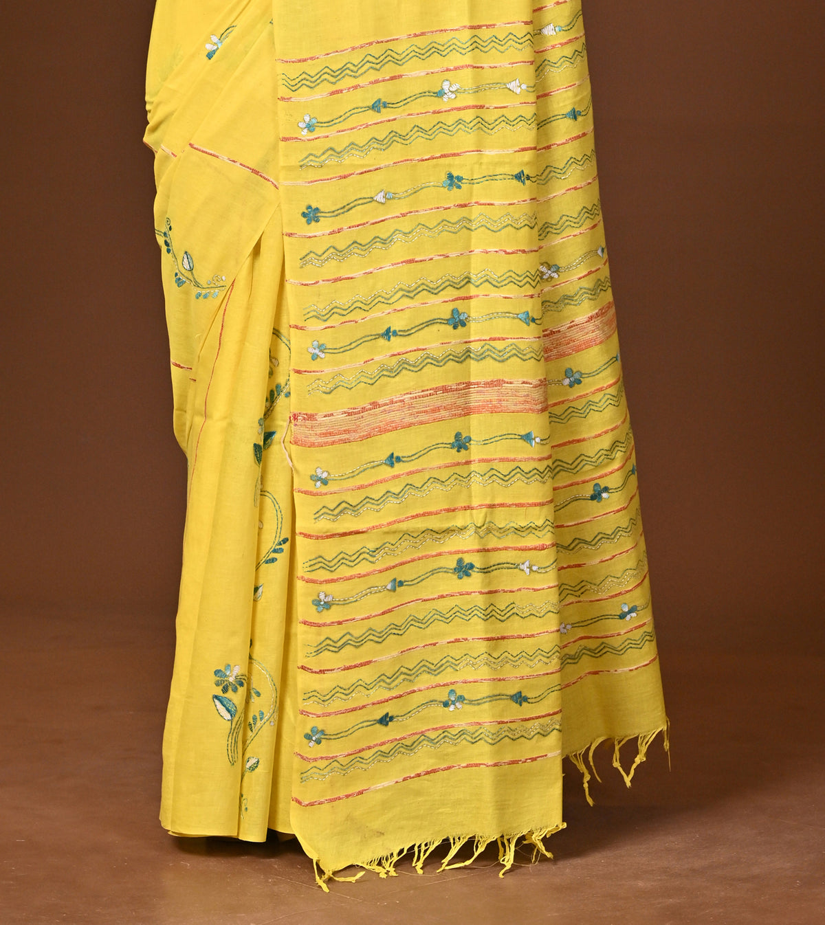 Cotton Khesh Kantha Saree