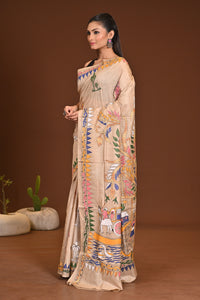 GACHI SILK HANDCRAFTED KANTHA SAREE