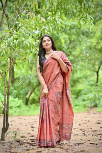 JAYA BLENDED SILK KANTHA SAREE