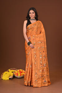 AGNIKA BLENDED SILK KANTHA SAREE