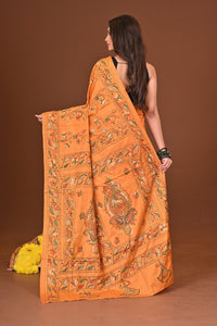 AMRAPALI BLENDED SILK KANTHA SAREE