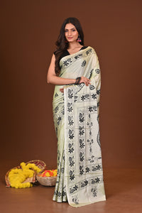 ANKURIKA BLENDED SILK KANTHA SAREE