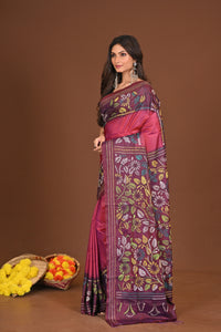ANONDODHARA BLENDED SILK KANTHA SAREE