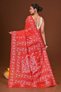 ANURAGINI BLENDED SILK KANTHA SAREE