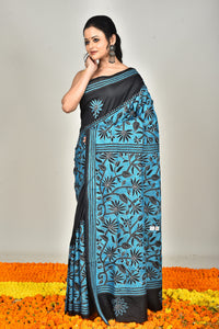BANGALORE SILK  KANTHA SAREE
