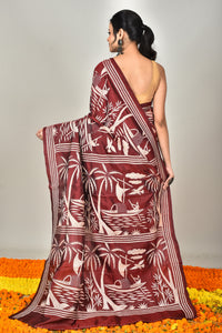 BANGALORE SILK  KANTHA SAREE