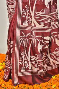 BANGALORE SILK  KANTHA SAREE
