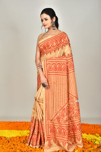 BANGALORE SILK  KANTHA SAREE