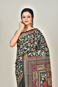 BANGALORE SILK  KANTHA SAREE