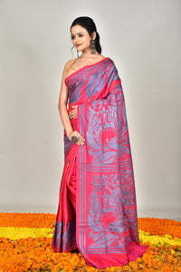 BANGALORE SILK  KANTHA SAREE