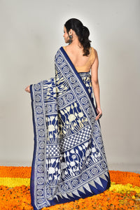 BANGALORE SILK  KANTHA SAREE