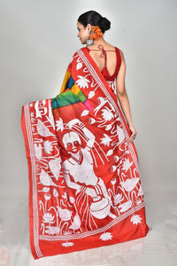 BANGALORE SILK DIY KANTHA SAREE