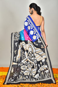 BANGALORE SILK DIY KANTHA SAREE
