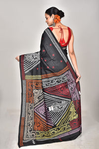 BANGALORE SILK GUJRATI STITCH SAREE